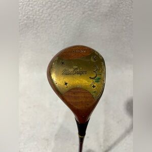 MacGregor Jack Nicklaus Model Persimmon 3 Wood RH 42 1/2 Inch Steel Shaft
